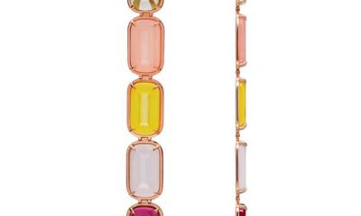 Alina Abegg Maxi Rainbow Pfefferminz earrings